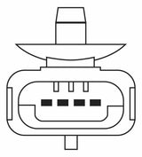 BOSCH Lambda Sensor 0258006791 - Compatible with 06-Megane II 1.6 16V — Oxygen & Air-Fuel