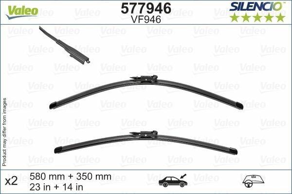 VALEO 577946 Wiper Blades - Premium Quality 23 & 14 Inch — Wipers