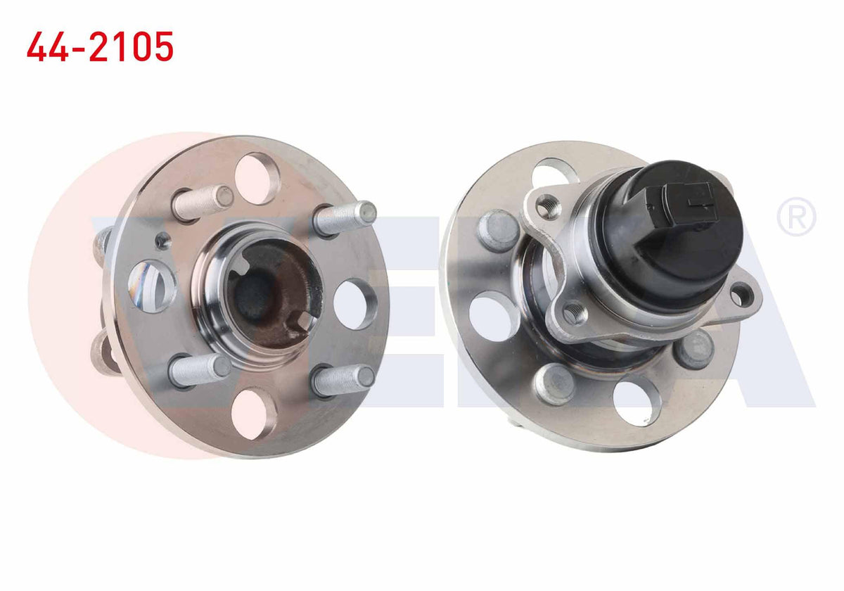 Veka 44-2105 Wheel Hub Left-Right Rear with Bearing Hyundai Accent Era 1.4i 16V 4 Lug ABS with Sensor 2006-2 — Hub Assemblies
