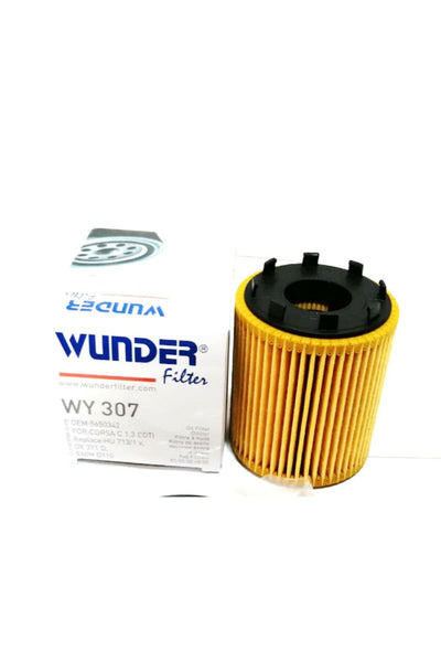 Wunder WY307 Opel Astra H 1.3 Diesel with Tabs Type Oil Filter — Oil Filters