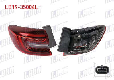 LABO LB19-35004L Tail Lamp Left Outer Renault Clio V Touch 2021 — Tail, Signal & Reflectors