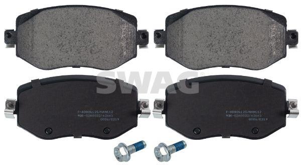 SWAG 33100231 Brake Pad Front Megane IV 1.2/1.3/1.5/1.6 TCe-dCi with Connector+with Bolts
