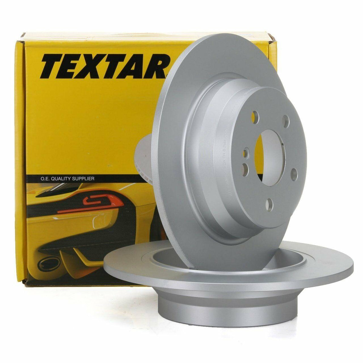 Textar Brake Discs for Mercedes W211 E200 CDI - Rear Disc Set — Brake Rotors & Drums