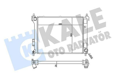 KALE Radiator 09-13 i20 1.4-1.6 CRDi — Radiators & Fans