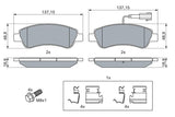 BOSCH 0986494994 Rear Brake Pads - Dual Fitting for Ducato Minibuses & Buses
