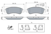 bosch 0986494994 rear brake pads for ducato minibuses, rear brake pads dimensions and features for ducato vehicles BOSCH 0986494994 Rear Brake Pads - Dual Fitting for Ducato Minibuses & Buses | Low-Metallic, ECE-R90 Certified BOSCH 0986494994 Rear Brake Pads - Fits Ducato Minibuses bosch, rear-brake-pads, ducato-parts, low-metallic, braking-systems, automotive-parts, car-maintenance, vehicle-owners, car-enthusiasts, ai-generated