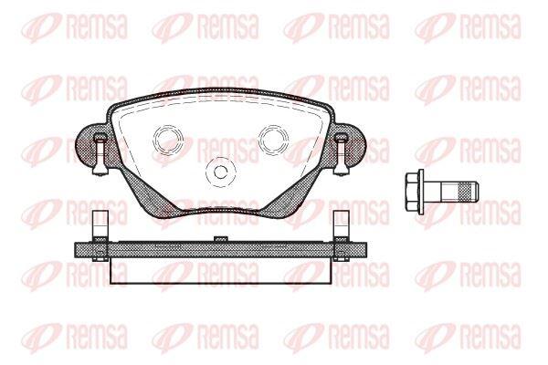REMSA 0777.00 Brake Pad Mondeo III B5y B4y Bwy 11 00 Xx — Brake Pads