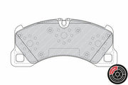 ferodo fdb4064 front brake pads, ferodo brake pads packaging, close up of ferodo fdb4064 brake pads FERODO FDB4064 Front Brake Pads - Compatible with Touareg, Q7, Cayenne, and Panamera | 15.7mm Thickness FERODO FDB4064 Front Brake Pads - 11-Touareg Q7 Cayenne Panamera ferodo, front-brake-pads, brake-system, car-accessories, car-enthusiasts, vehicle-owners, brembo, premium-braking, automotive, ai-generated