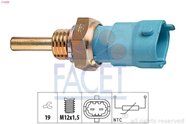 Facet 7.3239 Temperature Sensor Alfa 156 1.8 16V Boxer I Boxer II Jumper I Jumper II — Temperature Sensors & Switches