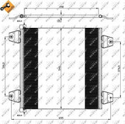 nrf-35757-climate-radiator-condenser-view-1, nrf-35757-climate-radiator-condenser-view-2 NRF 35757 | Climate Radiator Condenser for Daf XF 105 Truck Drivers | 21.3 x 19.3 x 0.6 in NRF 35757 | Daf XF 105 Climate Radiator Condenser nrf, climate-radiator, condenser, daf-xf-105, truck-drivers, mechanics, ai-generated, air-conditioning, vehicle-parts, automotive