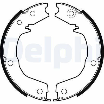 Delphi LS2007 Brake Pabucu