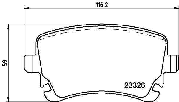 HELLA Pagid Brake Pads - Compatible with Audi & VW A4 Models