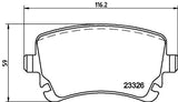 HELLA Pagid Brake Pads - Compatible with Audi & VW A4 Models