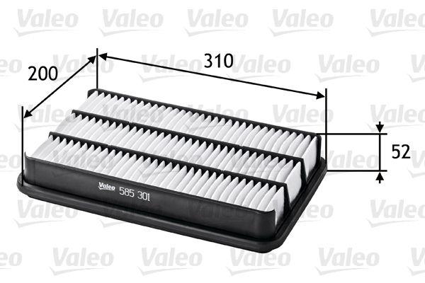 Valeo 585301 Air Filter (Opel Frontera B 2.2 DTi Isuzu Troper) — Air & Cabin Filters