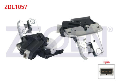 Zegen ZDL1057 Trunk Lock 3 Pin Volkswagen Passat-Jetta III-Passat CC 2005-2012 / VW CC 2011-/ Audi — Handles, Locks & Latches