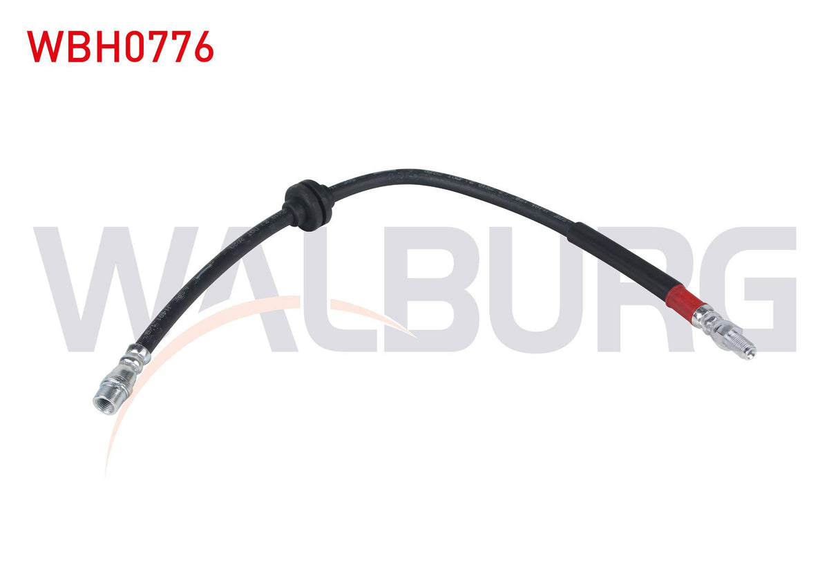 WALBURG WBH0776 Brake Hose Front Left-Right 470mm Mercedes C Series (W202) 1993-2000 / S Series (W140) 199 — Brake Hydraulics