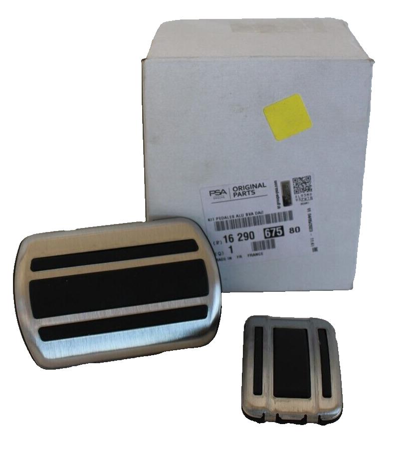 MOPAR (PSA) 1629067580 Aluminium Pedal Set P2008 (P24e) P208 (P21e) P3008 P308 P408 P5008 P508 R8 Corsa F Mokka