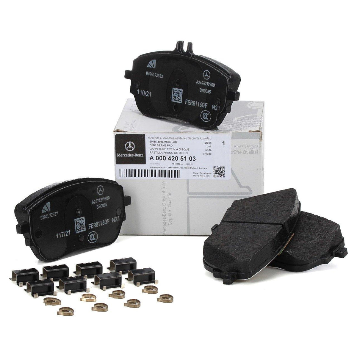 Mercedes-Benz A-Class A200 SportBack Front Brake Pad Set — Brake Pads