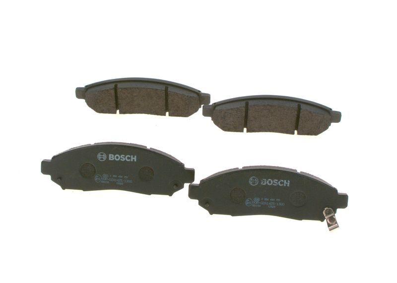 BOSCH Brake Pad Front Leaf - Low-Metallic Brake Pad for NP300 Navara — Brake Pads