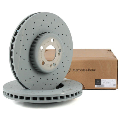Mercedes-Benz W205 C250 d Front Brake Disc Set — Brake Rotors & Drums