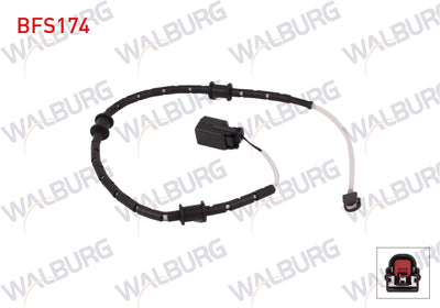 WALBURG BFS174 Brake Pad Warning Cable Front Left-Right 590mm Jaguar Xj (X351) 2009-/ F-Type (X152) 2017-/ Xf (X — Brake Pads