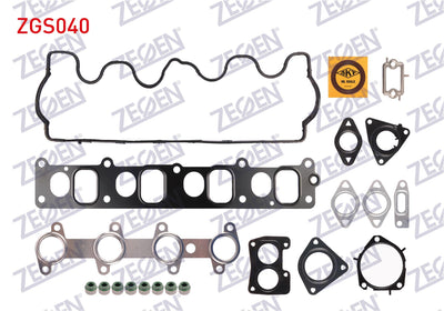 Zegen ZGS040 Motor Upper Set Gasket with Seal Fiat Doblo 1.9 JTD 2001-2010 Skt with Seal — Gaskets & Seals