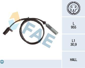 FAE ABS Sensor Rear - Compatible with BMW E81, E87 and 4 more models — Brake Sensors & ABS