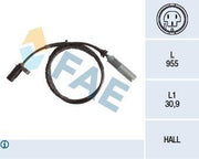 fae abs sensor rear for bmw e81 e87 e88 e90 e92 e93, technical specifications of fae abs sensor FAE ABS Sensor Rear - Compatible with BMW E81, E87, E88, E90, E92, E93 | 955 mm Cable Length FAE ABS Sensor Rear for BMW Models | Quality Replacement fae, abs-sensor, bmw-parts, rear-sensor, wheel-speed-sensor, automotive-replacement, vehicle-safety, bmw-e81-e87-e88-e90-e92-e93, car-performance, ai-generated