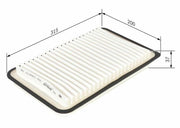 bosch-air-filter-mazda, bosch-air-filter-specifications BOSCH Air Filter - Compatible with Mazda 3 (04) & Mazda 2 (07) | High Quality Performance BOSCH Air Filter for Mazda 3 & 2 bosch, air-filter, mazda, car-parts, vehicle-maintenance, mazda3, mazda2, engine-performance, auto-parts, ai-generated