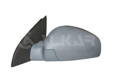 Alkar 6125444 Outer Rear View Mirror Left Electric Aspheric Heated Primed 5 Pin Opel Vectra C 2002-2009 — Mirrors