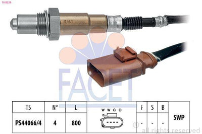 Facet 10.8228 Oxygen Sensor Audi Q3 1.4 TFSI CHPB 2013-14 — Oxygen & Air-Fuel