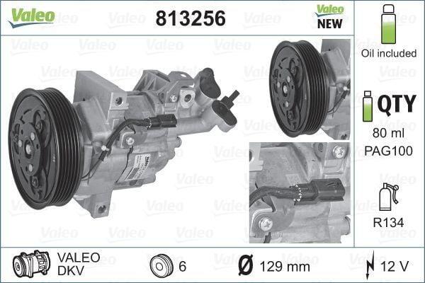 Valeo Renault Fluence AC Compressor - Compatible with Renault Fluence — A/C Compressor