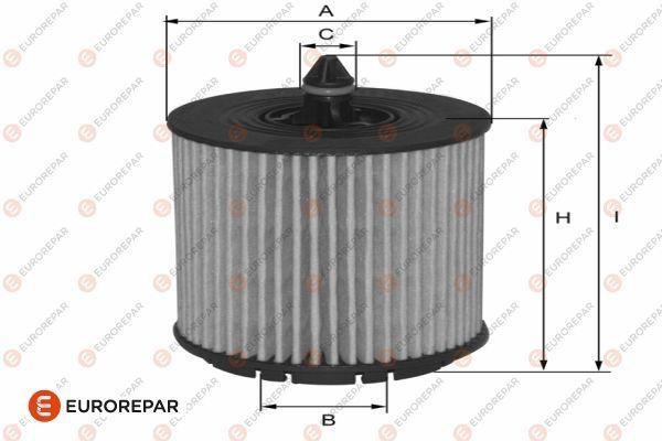Eurorepar 1682279980 Oil Filter Astra Classic 99>02 Vectra B C Insignia A 09>17 Zafira 2.0 2.2 16V Z20net Z22se — Oil Filters