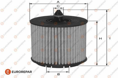 Eurorepar 1682279980 Oil Filter Astra Classic 99>02 Vectra B C Insignia A 09>17 Zafira 2.0 2.2 16V Z20net Z22se — Oil Filters