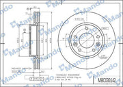 mando mbc030142 kia carnival brake disc, front brake disc for kia carnival Mando MBC030142 Brake Disc for Kia Carnival (1998-2006) - Premium Quality for Car Owners and Mechanics | Front Disc Kia Carnival Brake Disc Mando MBC030142 | Premium Quality brake-disc, kia-carnival, mando, car-parts, automotive, mechanic, high-performance, front-brake-disc, ventilated, ai-generated