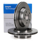 Delphi Brake Disc for BMW X3 E83 - Rear Disc for 2.0-3.0 Models — Brake Rotors & Drums