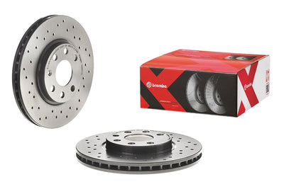 Brembo 09.8601.1X Brake Disc Front Xtra Opel — Brake Rotors & Drums