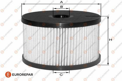 Eurorepar 1682270780 Oil Filter Berlingo III Partner Tepe P207 P307 Ec5 P308 C3 C4 Tu5jp4 1.6 16V C5 Ds3 Ds4 P5 — Oil Filters