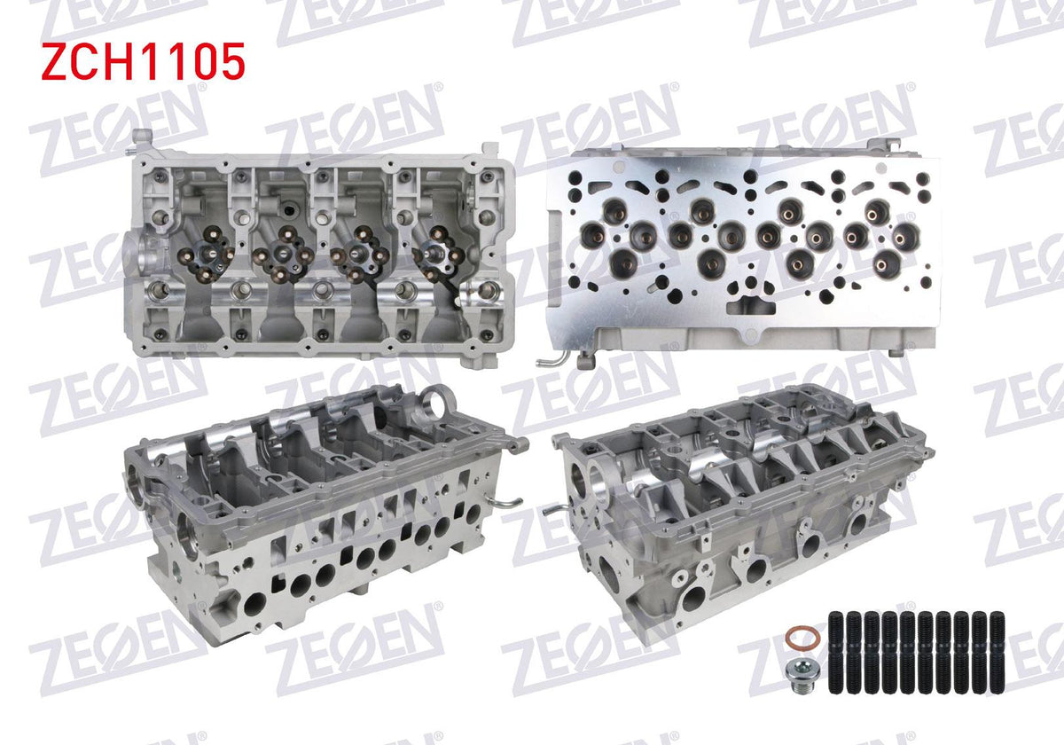 Zegen ZCH1105 Cylinder Head VW Passat-Jetta III-Golf V-Touran 2.0 TDI 16V (Bkp-Bre-Bkd) 03-10 / Audi — Cylinder Head & Block