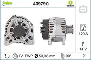 valeo-439790-alternator, alternator-for-dokker-lodgy-1.2-tce VALEO 439790 Alternator for Dokker and Lodgy 1.2 TCe - 120A Output | For Car Owners & Mechanics VALEO Alternator 12-Dokker-Lodgy - 120A Charging Current valeo, alternator, car-parts, dokker-lodgy, car-owners, mechanics, 120a, 14v, automotive, ai-generated