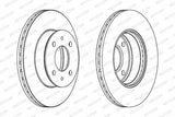 FERODO DDF1632 Front Disc Brake - HVAC System — Brake Rotors & Drums