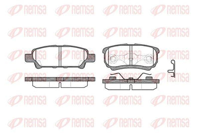 REMSA 1051.02 Brake Pad Sebring 07 — Brake Pads