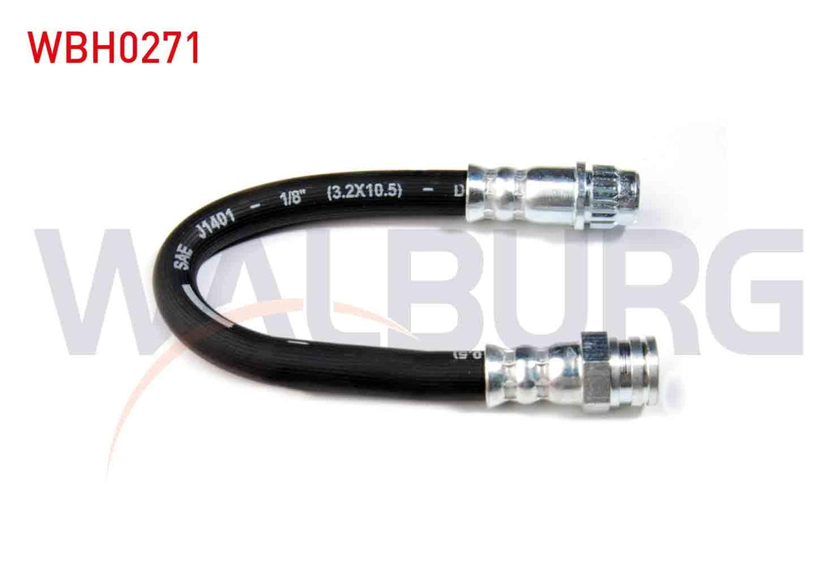 WALBURG WBH0271 Brake Hose Rear Left-Right 190mm Citroen Berlingo 2008-/ Peugeot Partner 2008-/ Citroen C4 — Brake Hydraulics