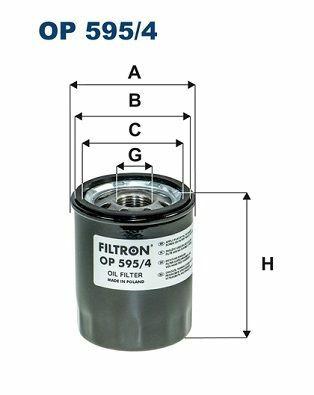 FILTRON OP595-4 - High-Performance Oil Filter for 2008 Forester, 2013 Impreza, and Legacy Models — Oil Filters