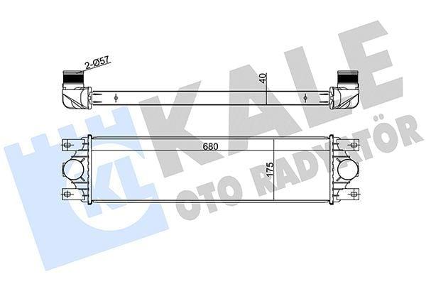 Kale Turbo Radiator - Master II Movano 2.5 / 2.8 — Radiators & Fans