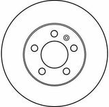 TRW DF2803 Brake Disc - Front for Bora I (1J2) — Brake Rotors & Drums