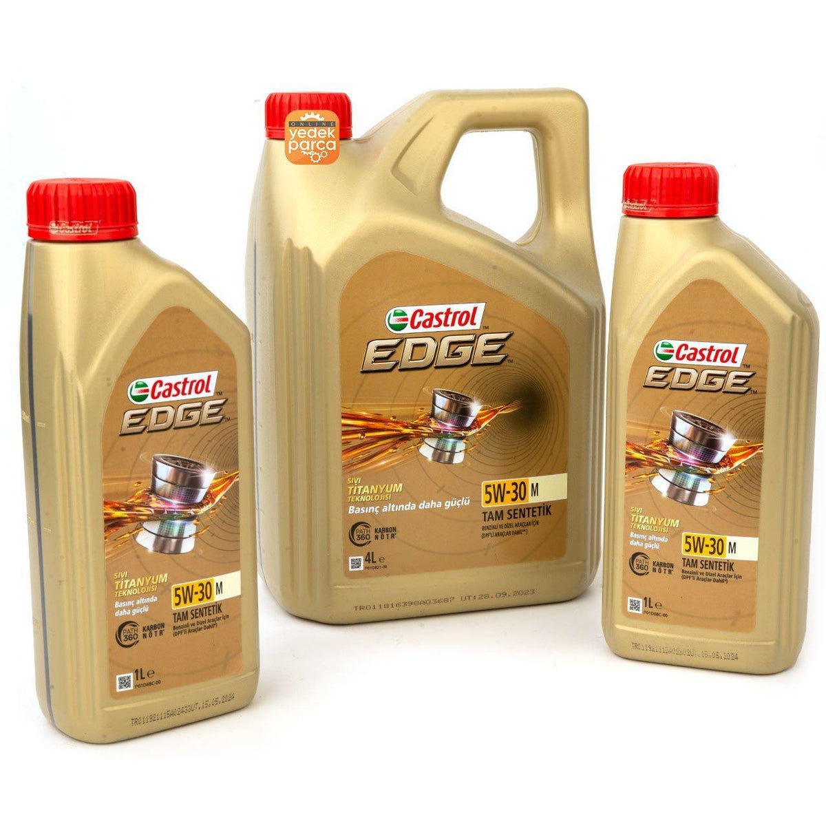 Castrol EDGE 5W-30 M Series 6 Litre (BMW - Mercedes BENZ Approved) Production Year: 2023