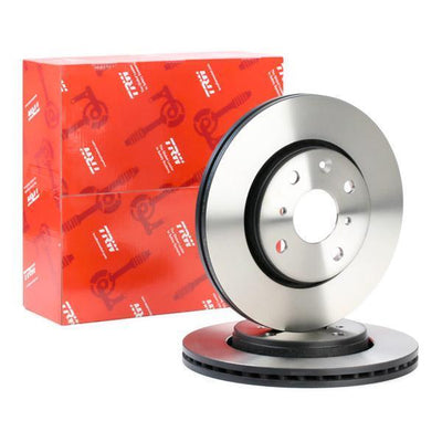 TRW DF4469 Citroen C1 Front Brake Disc Set P107 C1 1,0 1,4Hdi Toyota Aygo 05 — Brake Rotors & Drums