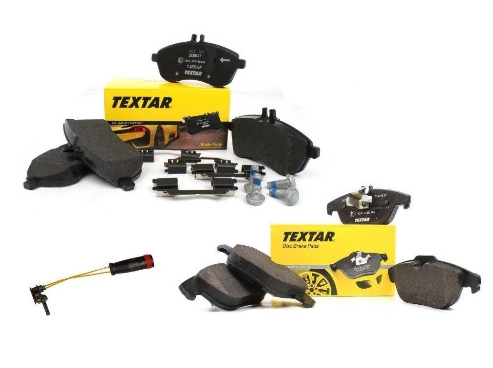 Textar Mercedes W204 Body C250 Front Ve Rear Brake Pad Set — Brake Pads