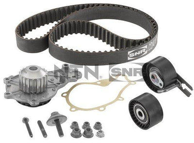 SNR KDP452330 Timing Camshaft Tensioner Set + Water Pump Scudo 307 3008 5008 C3 C4 C5 Berlingo Jump — Water Pump & Thermostat